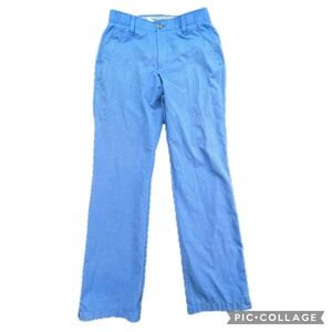 Under Armour Mens Golf Pants Blue Flat Front Straight Leg 32x32 Style 1259430‎